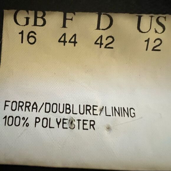 100% new wool skirt Jacques Vert Size 6 women’s navy skirt , lined UK Brand EUC - Picture 4 of 12